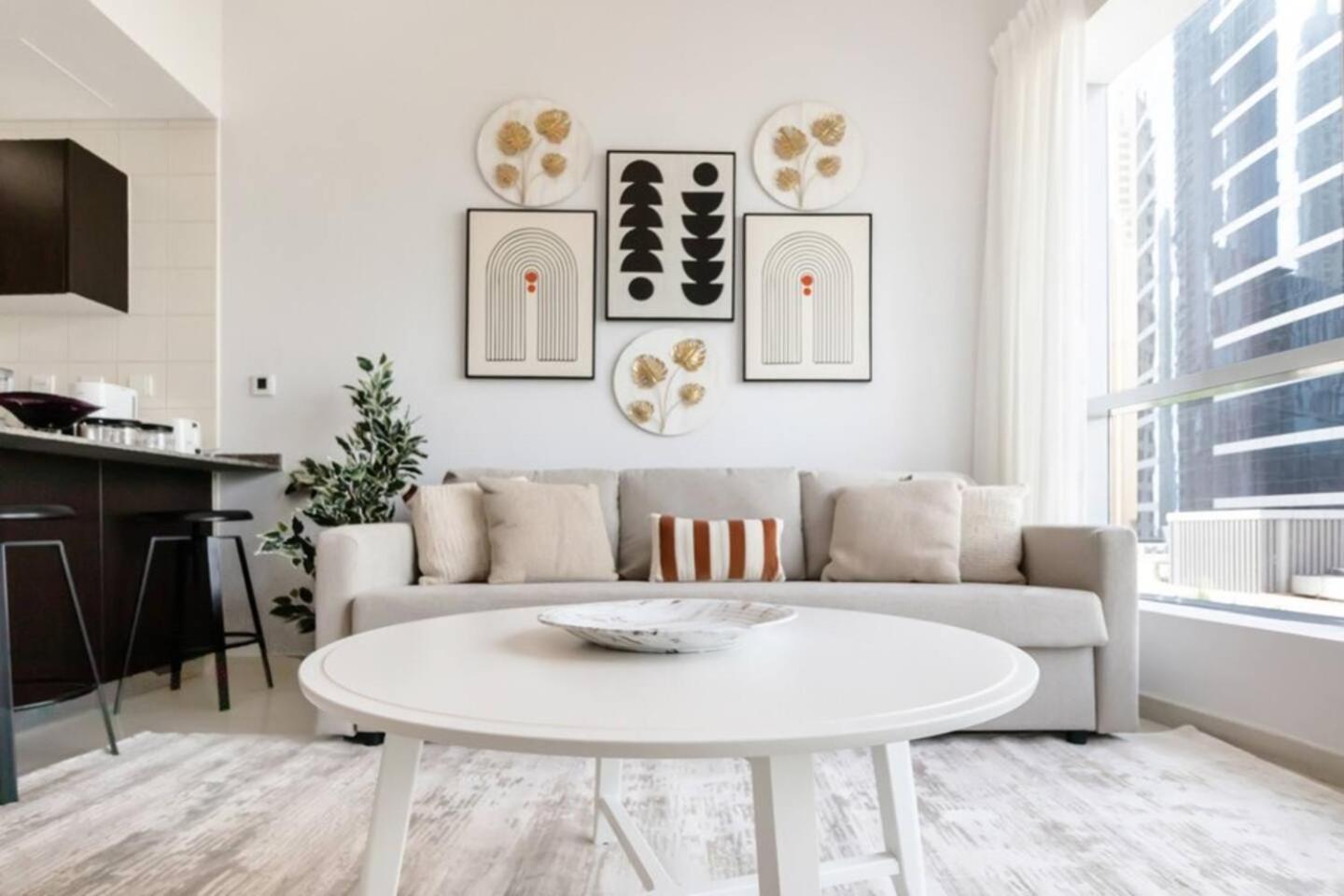 Luxurious 1 Bedroom Apartment In The Dubai Marina! Buitenkant foto